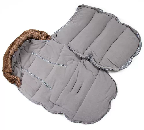 FreeON univerzális babakocsi bundazsák, lábzsák 100x55 cm-es víztaszító - Szürke
