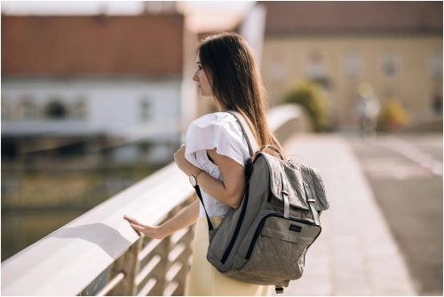 FreeON Backpack pelenkázó táska, hátizsák - Gold