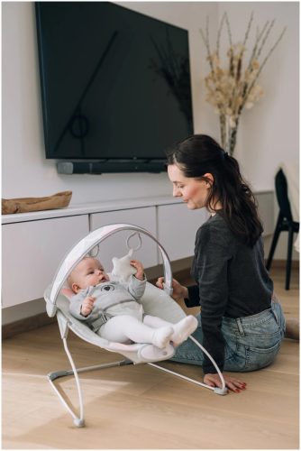 FreeON Enjoy rezgő-zenélő pihenőszék - Szürke, kék