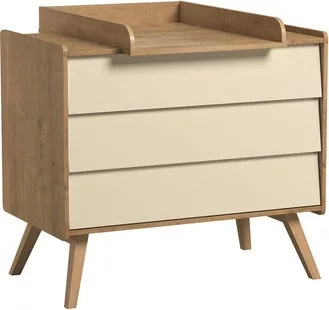 VOX Vintage 3 fiókos komód-Yellow-KIÁLLÍTOTT DARAB