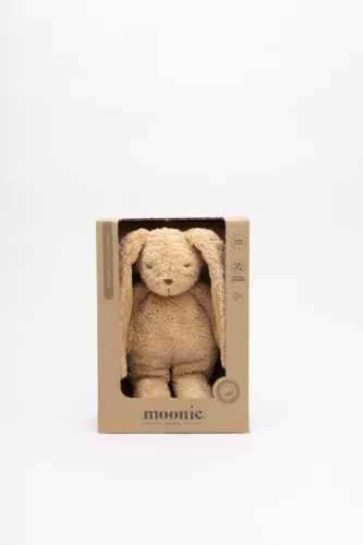 Moonie Sensory Little Bunny – Cappuccino, érzékelést fejlesztő nyuszi