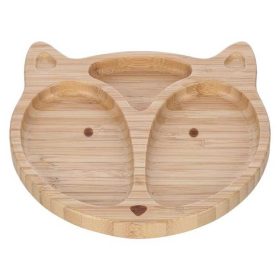 FreeON bambusz tányér-Rókás