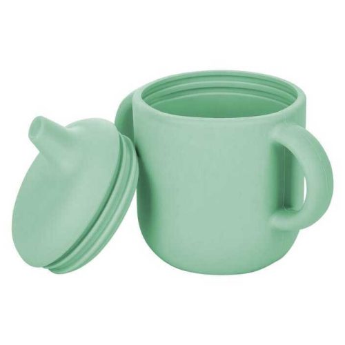 FreeON Szilikon Pohár Fogantyúval – Zöld