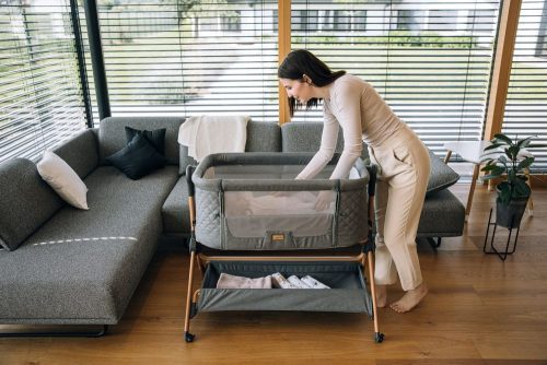 FreeON 2in1 babaöböl, etetőszék- szürke