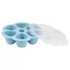 Béaba Szilikon multifunkciós bébiétel tároló - 6 x 90 ml - Viharkék -