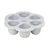 Béaba Szilikon multifunkciós bébiétel tároló - 6 x 150 ml - Halvány köd -