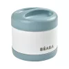 Béaba Rozsdamentes acél Tároló doboz - 500 ml - Halvány köd - Kék - Fehér -