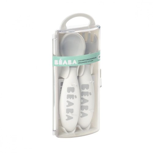 Béaba Tanuló Kiskanál és Villa szett - Halvány köd