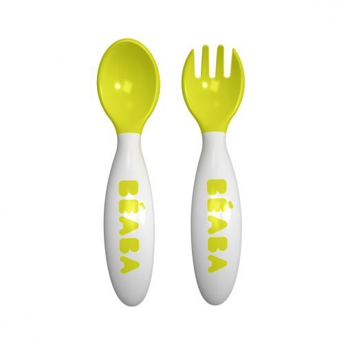 Béaba Tanuló Kiskanál és Villa szett - Halvány köd