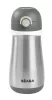 Béaba Rozsdamentes Acél Palack + Fogantyú - 350 ml - Sötétszürke -