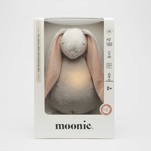 Moonie 2.0 the Humming Friend dallammal és lámpával nyuszi- CLOUD