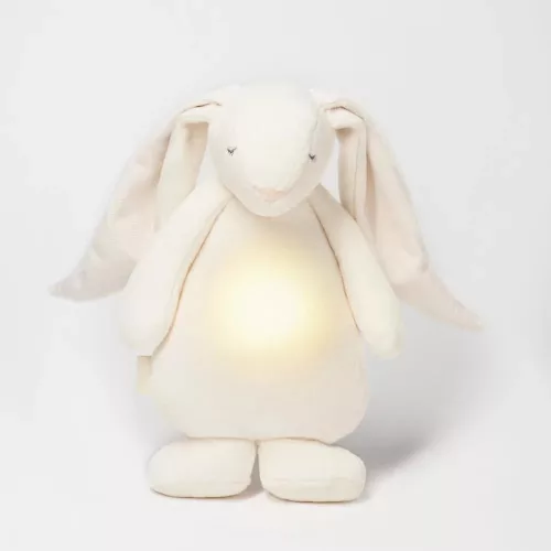 Moonie 2.0 the Humming Friend dallammal és lámpával nyuszi- CREAM