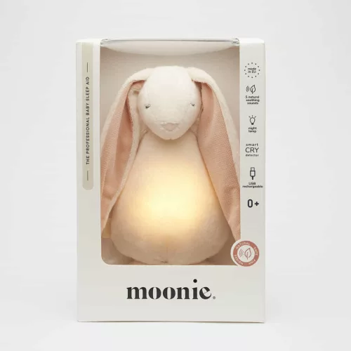 Moonie 2.0 the Humming Friend dallammal és lámpával nyuszi- POWDER
