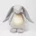 Moonie 2.0 the Humming Friend dallammal és lámpával nyuszi- SILVER