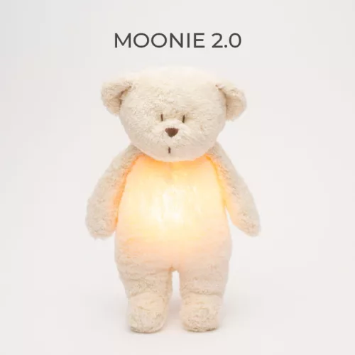 Moonie 2.0 the Organic Humming Friend dallammal és lámpával maci- POLAR