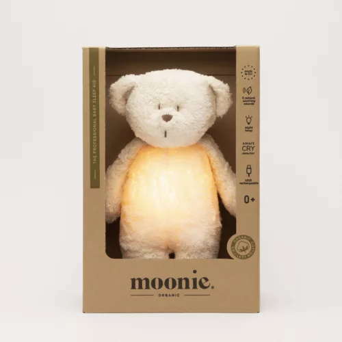 Moonie 2.0 the Organic Humming Friend dallammal és lámpával maci- POLAR