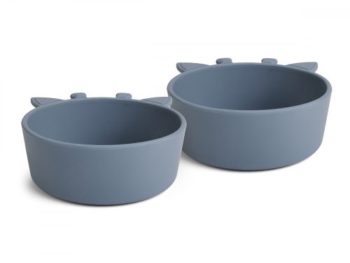 NUUROO szilikon mélytányér 2db- óceán kék