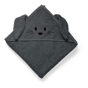 Nuuroo Aki kapucnis junior törölköző-Aszfalt