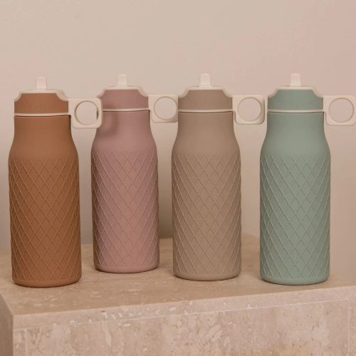 Nuuroo Isa szilikon ivópalack 400ml- Kavics