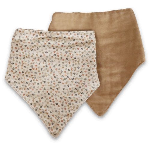 Nuuroo – Villads muszlin nyálkendő 2db-os- Levél/Kávé