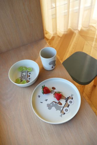 Nuuroo Milas PLA étkészlet 3 darabos - Crem