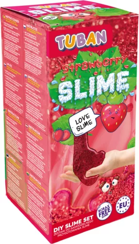 Tuban Epres, csillámos slime készítő szett – piros