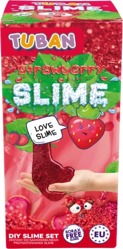 Tuban Epres, csillámos slime készítő szett – piros
