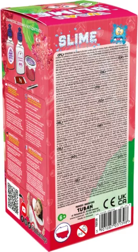 Tuban Epres, csillámos slime készítő szett – piros