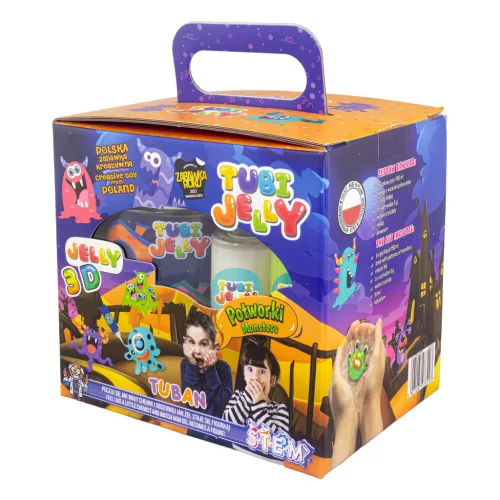Tuban Tubi Jelly 6 színű 3D zseléfigura-készítő szett akváriummal – Szörnyek
