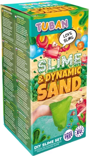 Tuban DIY slime készítő szett dinamikus homokkal