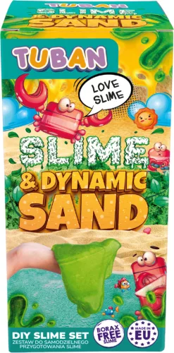 Tuban DIY slime készítő szett dinamikus homokkal