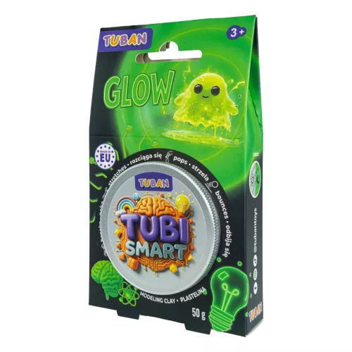 Tuban Tubi Smart intelligens gyurma 50 g – Glow