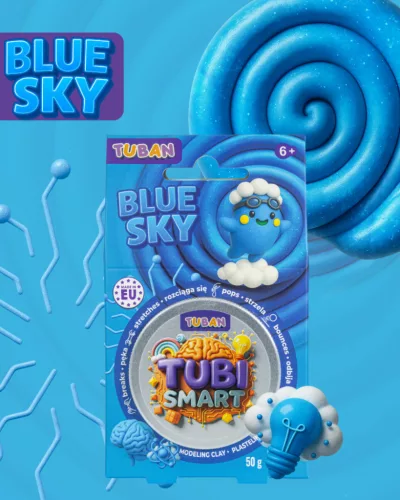 Tuban Tubi Smart intelligens gyurma 50 g – Kék