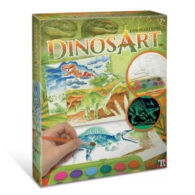Dinosart - Dinoszauruszos akvarell festő készlet - Palincs Játék Dinosart - Dinoszauruszos akvarell festő készlet - Palincs Játék