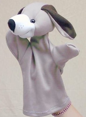 Kesztyűbáb felnőtt kézre - kutya