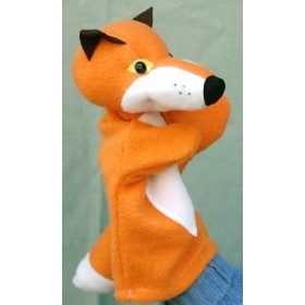 Kesztyűbáb felnőtt kézre - róka