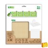 BiOBUDDi BB-0095 | építőjáték alaplap - 100% kompatibilis minden más kedvelt márkával | 32x32 bütyök bézs