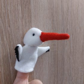 Ujjbábok - gólya Ujjbábok - gólya