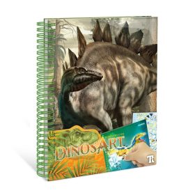 DinosArt - Matricázz szám szerint - Dinó képkészítő kreatív füzet - Palincs Játék DinosArt - Matricázz szám szerint - Dinó képkészítő kreatív füzet - Palincs Játék