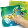DinosArt - Matricázz szám szerint - Dinó képkészítő kreatív füzet - Palincs Játék
