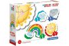 Clementoni - Bébi sziluett puzzle - Időjárás - 2,3,4,5 db-os puzzle