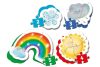 Clementoni - Bébi sziluett puzzle - Időjárás - 2,3,4,5 db-os puzzle