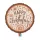 Kerek fólia lufi "Happy Birthday" felirattal - 45 cm-es