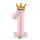 1-es Számos fólia lufi  - Princess felirattal - 117cm