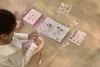 Little Dutch mágneses rajzoló készlet letörölhető ficcel - Rosa