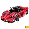 CaDA C51009W - Red Storm piros sportkocsi - 100% technic-kompatibilis építőjáték