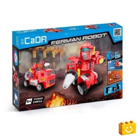 CaDA C52009W - Ferman 2 az 1-ben robot vagy tűzoltóautó építőjáték - 100% kompatibilis minden más kedvelt márkával   CaDA C52009W - Ferman 2 az 1-ben robot vagy tűzoltóautó építőjáték - 100% kompatibilis minden más kedvelt márkával