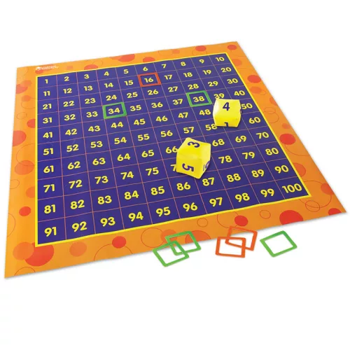 Hip Hoppin' Hundred Math szorzótábla játszó szőnyeg