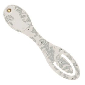   Flexilight könyvjelző olvasólámpa - White Florals - újratölthető