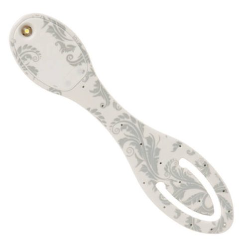 Flexilight könyvjelző olvasólámpa - White Florals - újratölthető